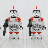 Space War Theme Clone Medic Troopers of the 6th Sector Army Block Figures