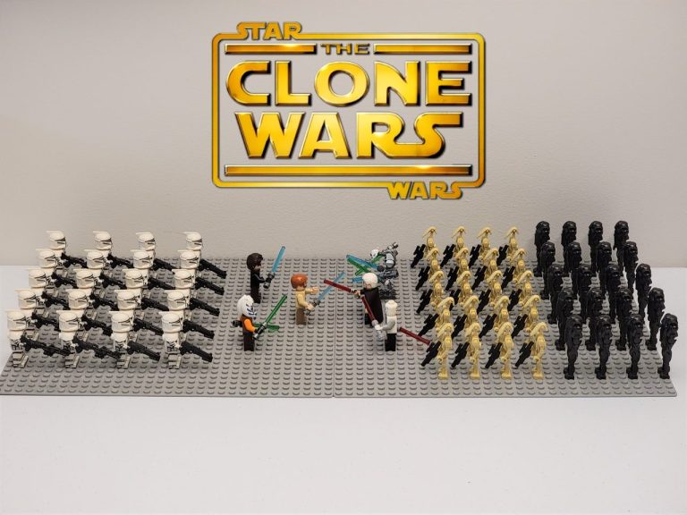 Space War Theme Clone Wars Block Figures Set