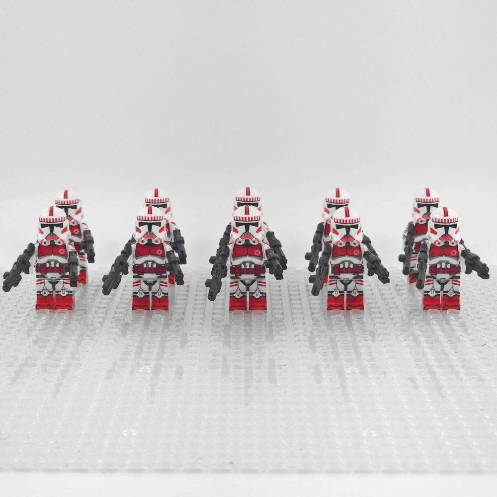 Space War Theme Coruscant Assault Trooper Block Figures Set