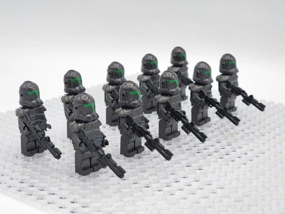 Space War Theme Elite Squad Clone Troopers Block Figures Set of 10pcs