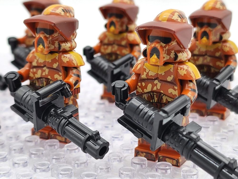 Space War Theme Geonosis ARF Clone Trooper Block Figures Set