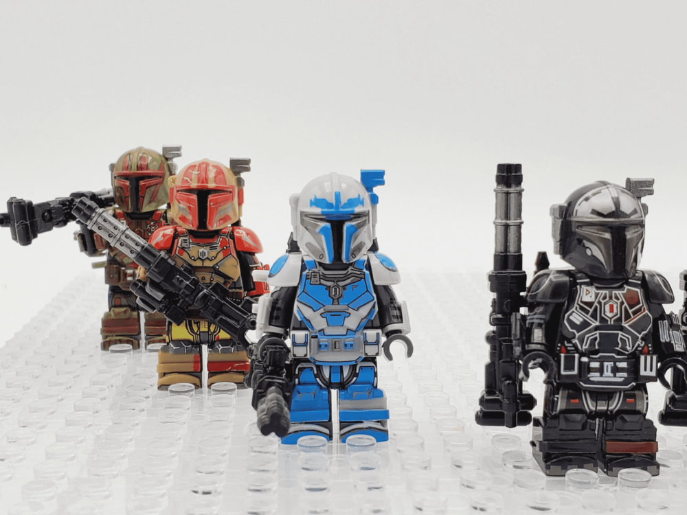 Space War Theme Heavy Infantry Mandalorians Block Figures Set