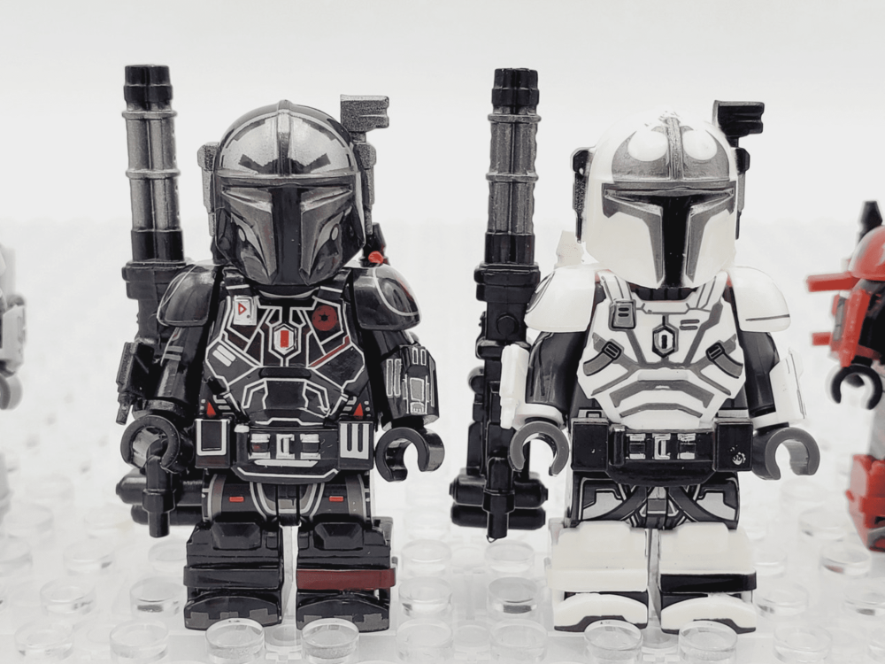 Space War Theme Heavy Infantry Mandalorians Block Figures Set