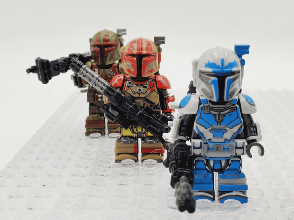 Space War Theme Heavy Infantry Mandalorians Block Figures Set