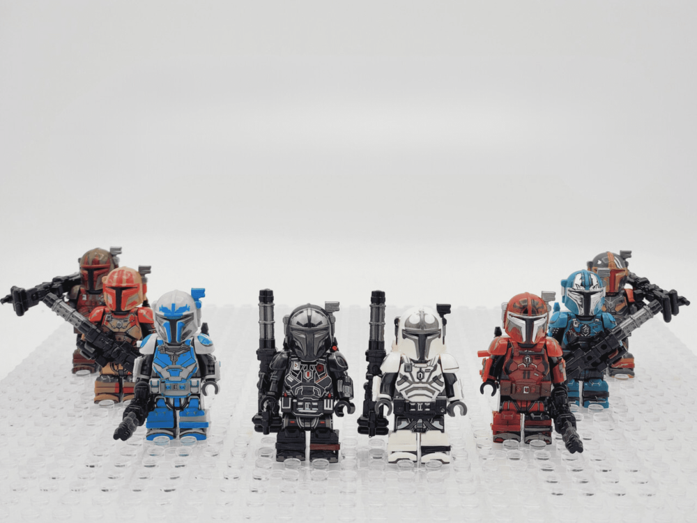 Space War Theme Heavy Infantry Mandalorians Block Figures Set