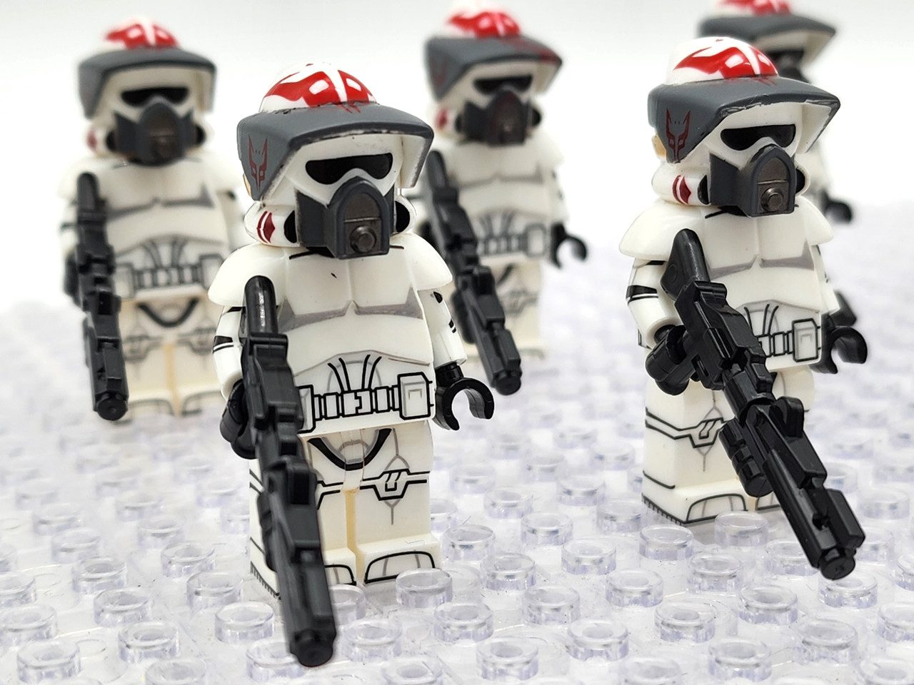 Space War Theme Kamino ARF Clone Trooper Block Figures Set