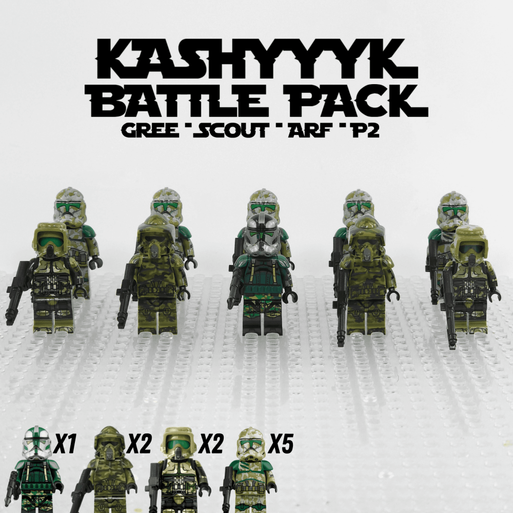 Space War Theme Kashyyyk Battle Pack Gree Arf Scout P2 Minifigure Set