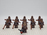 Space War Theme Kashyyyk Wookiee Army and Chewbacca Block Figures Set of 11pcs
