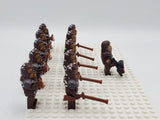 Space War Theme Kashyyyk Wookiee Army and Chewbacca Block Figures Set of 11pcs