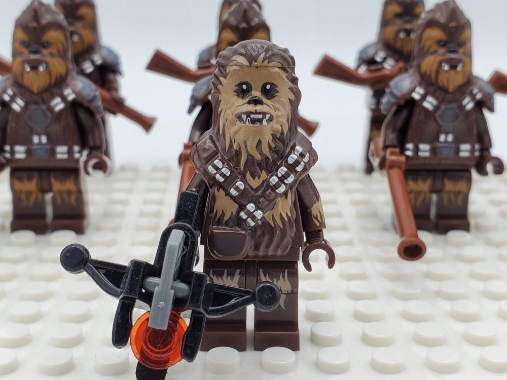 Space War Theme Kashyyyk Wookiee Army and Chewbacca Block Figures Set of 11pcs