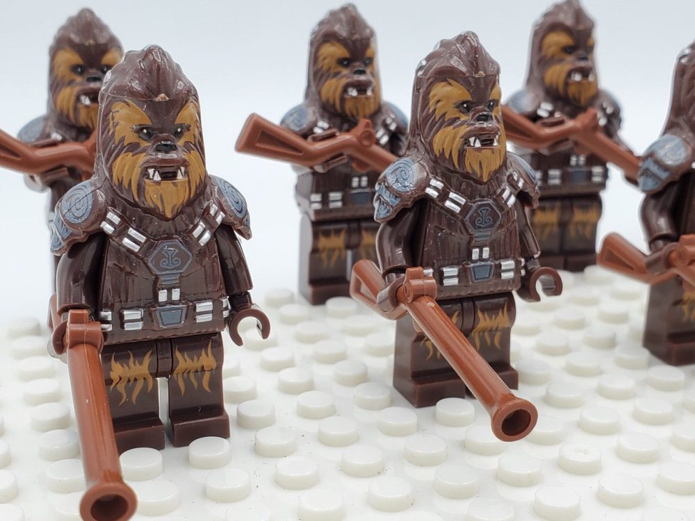 Space War Theme Kashyyyk Wookiee Army and Chewbacca Block Figures Set of 11pcs