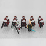 Space War Theme Ki-Adi-Mundi, Commander Bacara and Galactic Marines Block Figures Set of 12pcs