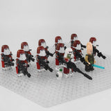 Space War Theme Ki-Adi-Mundi, Commander Bacara and Galactic Marines Block Figures Set of 12pcs