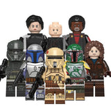 Space War Theme Inspired Mandalorian & Book of Boba Fett Block Figures Set