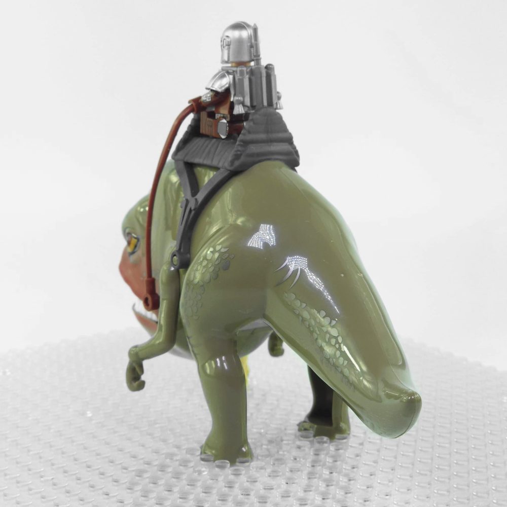 Space War Theme Mandalorian Tames Blurrg Baby Yoda Block Figures Set of 3pcs