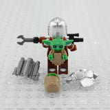 Star Wars Mandalorian With Beskar Armour and Baby Grogu Minifigure Set
