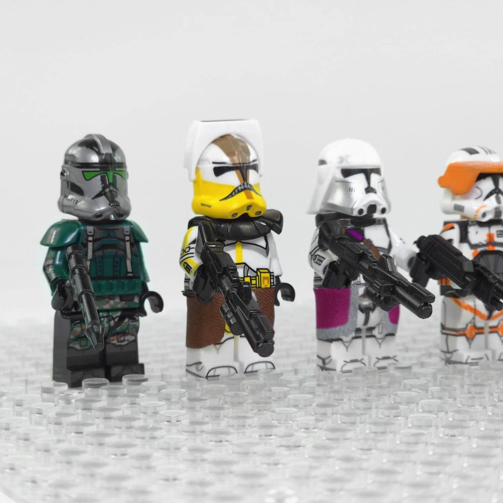 Space War Theme Clone Wars Captains Block Figures Set of 8pcs