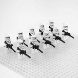 Space War Theme Phase 1 Clone Troopers Block Figures Set of 10pcs
