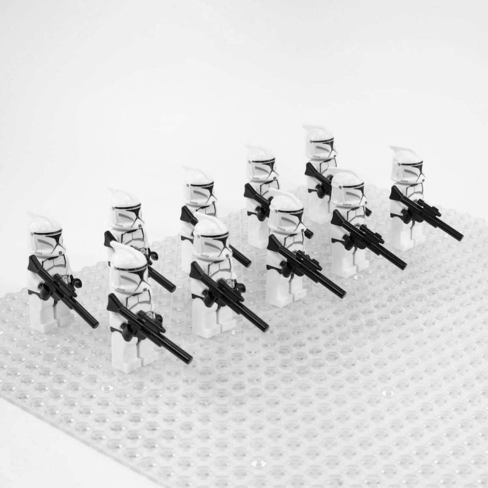 Space War Theme Phase 1 Clone Troopers Block Figures Set of 10pcs