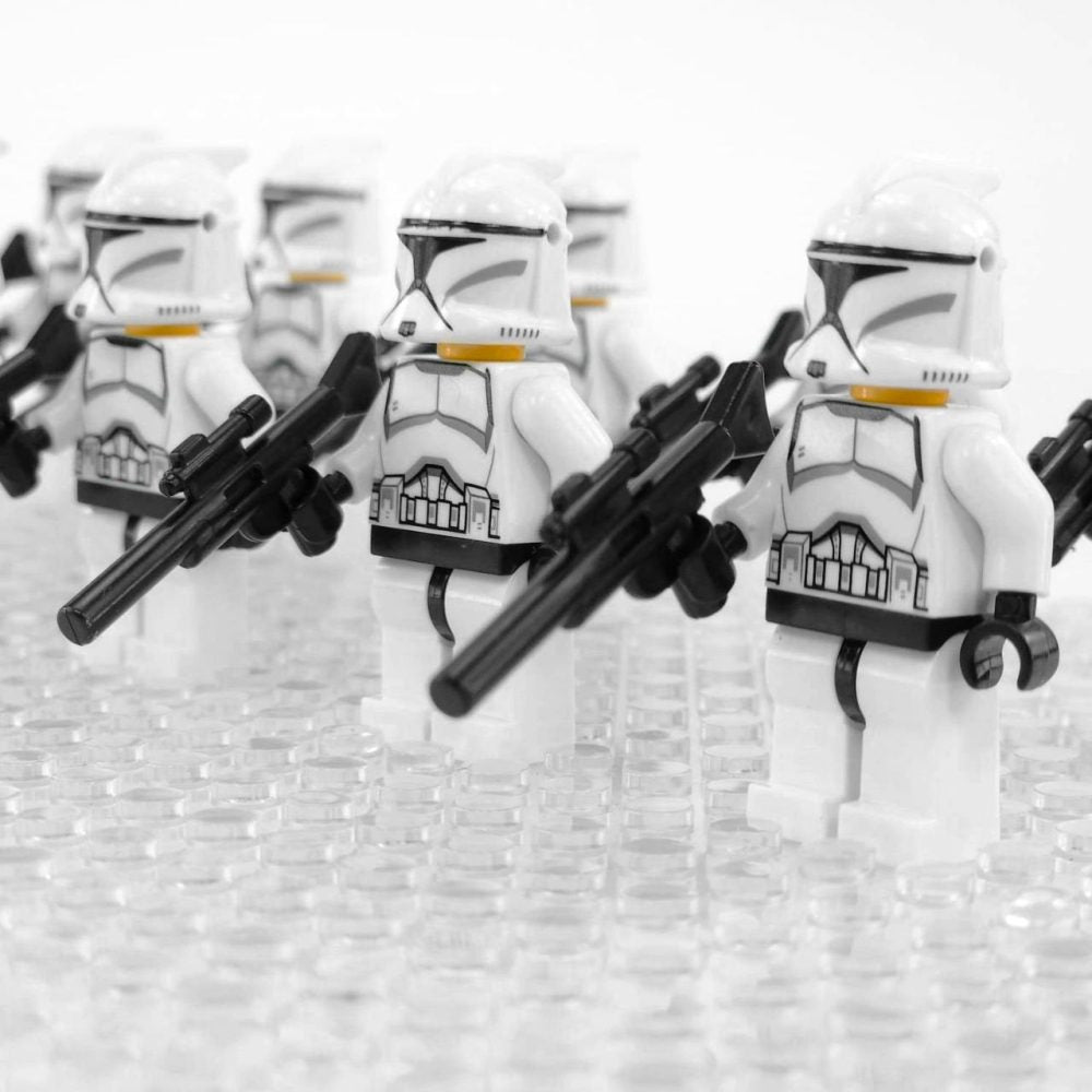 Space War Theme Phase 1 Clone Troopers Block Figures Set of 10pcs