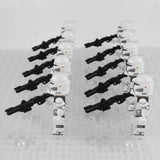 Space War Theme Phase 1 Clone Troopers With DC-15A Blaster Block Figures