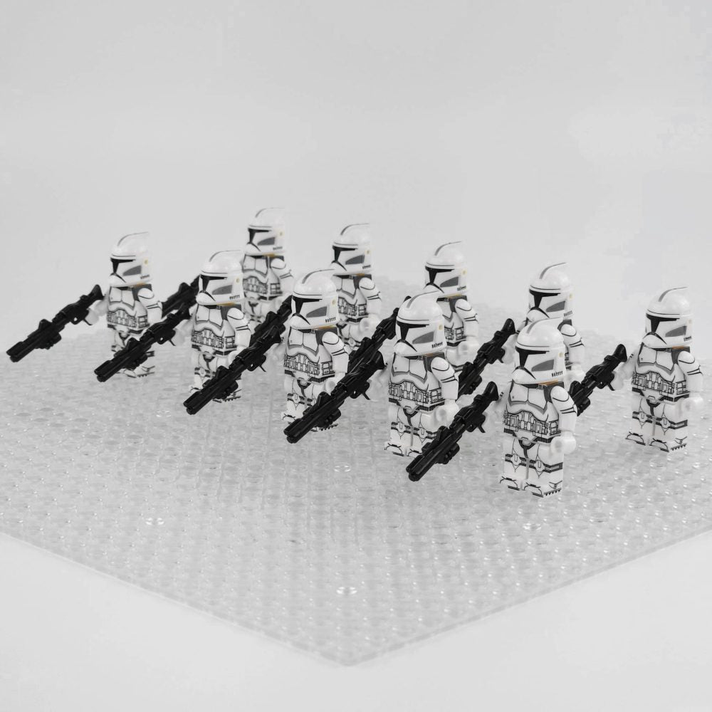 Space War Theme Phase 1 Clone Troopers With DC-15A Blaster Block Figures