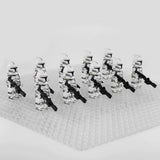 Space War Theme Phase 1 Clone Troopers With DC-15A Blaster Block Figures