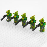 Space War Theme Phase 1 Kashyyyk Clone Trooper Block Figures Set of 5pcs