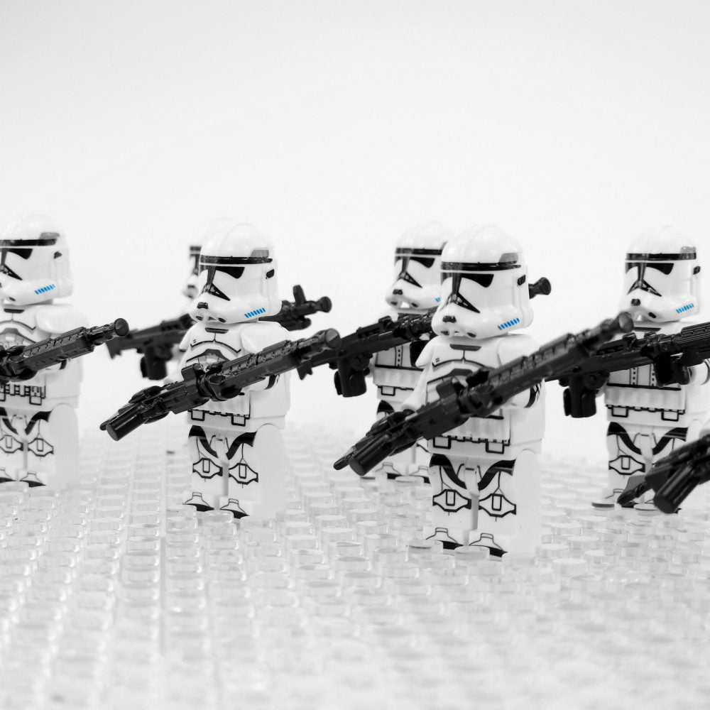 Space War Theme Phase 2 Clone Troopers Block Figures Set of 10pcs