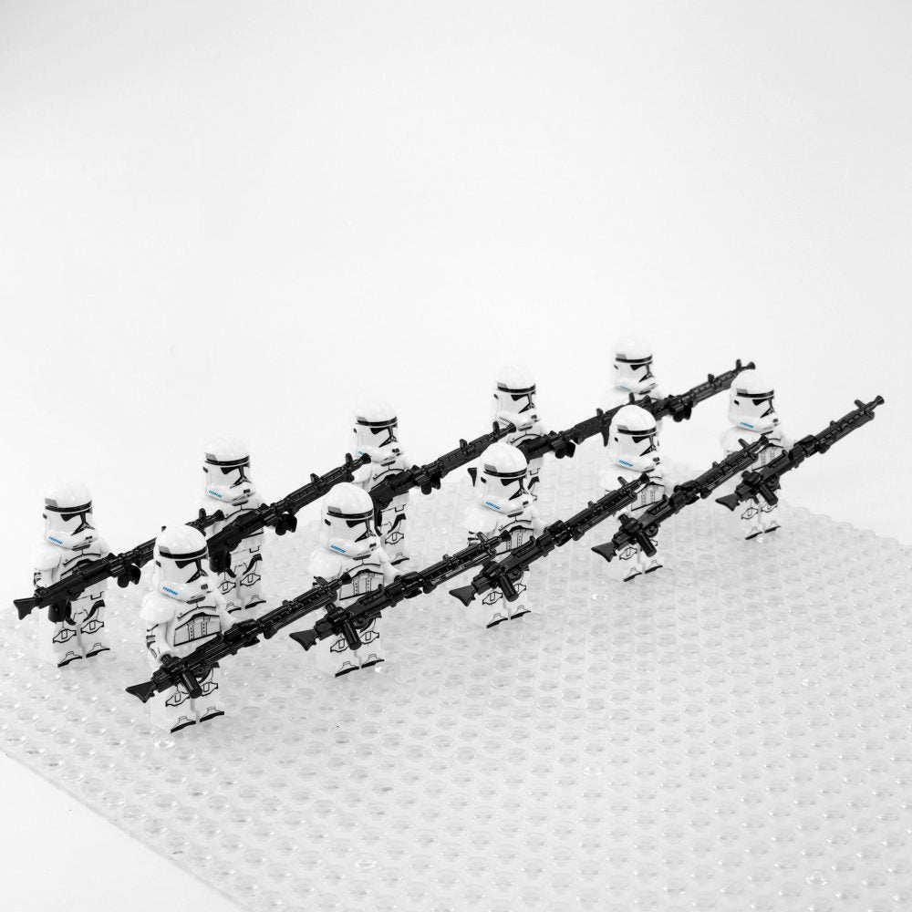 Space War Theme Phase 2 Clone Troopers Block Figures Set of 10pcs
