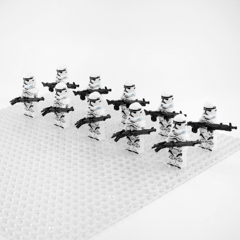 Space War Theme Phase 2 Clone Troopers Block Figures Set of 10pcs