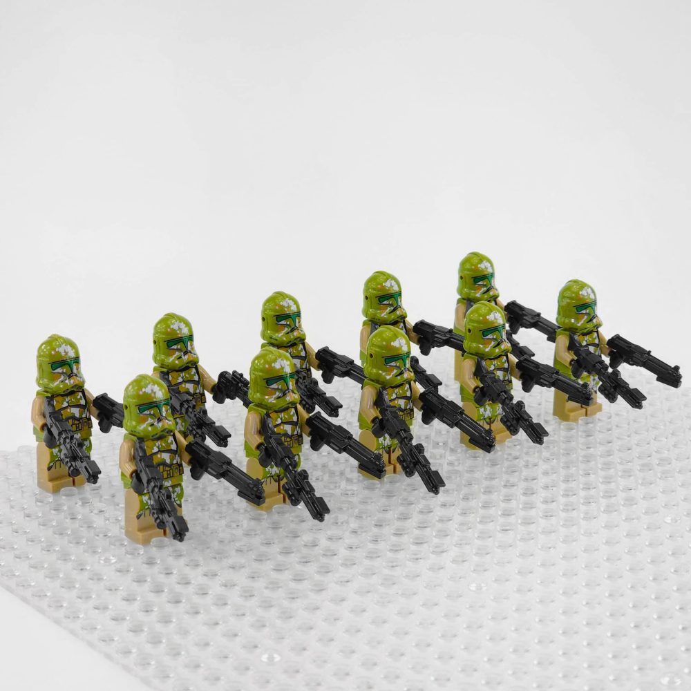 Space War Theme Phase 2 Kashyyyk Clone Trooper Block Figures Set