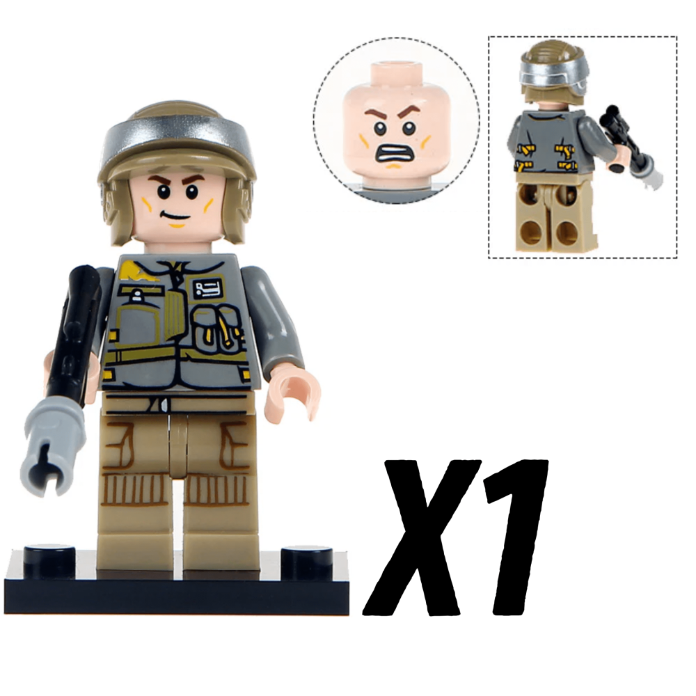 Space War Theme Rebel Alliance Troopers Block Figures Set