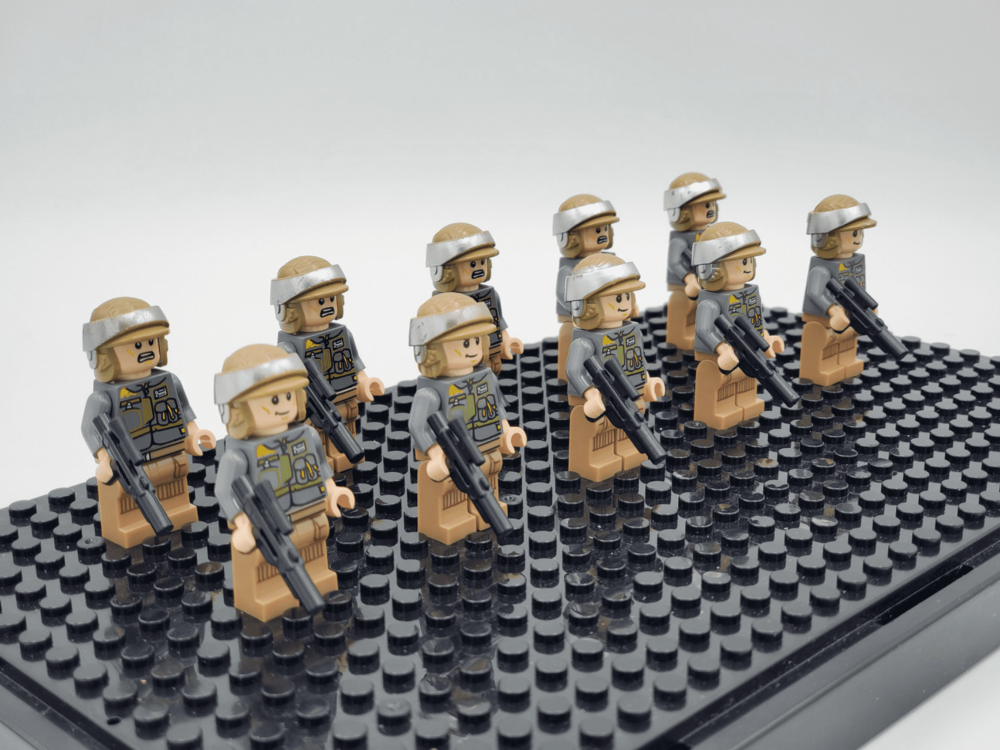 Space War Theme Rebel Alliance Troopers Block Figures Set