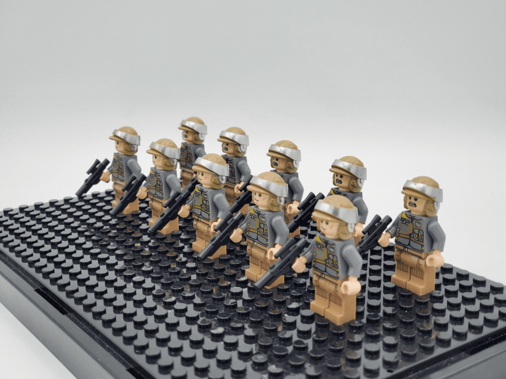 Space War Theme Rebel Alliance Troopers Block Figures Set