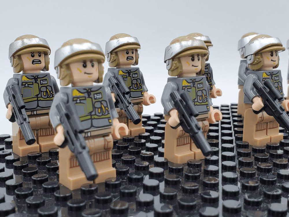 Space War Theme Rebel Alliance Troopers Block Figures Set