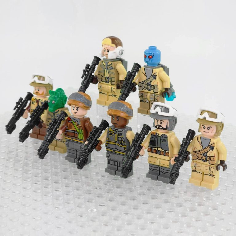 Space War Theme Rebel Troopers Block Figures Set of Bpcs