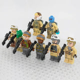 Space War Theme Rebel Troopers Block Figures Set of Bpcs
