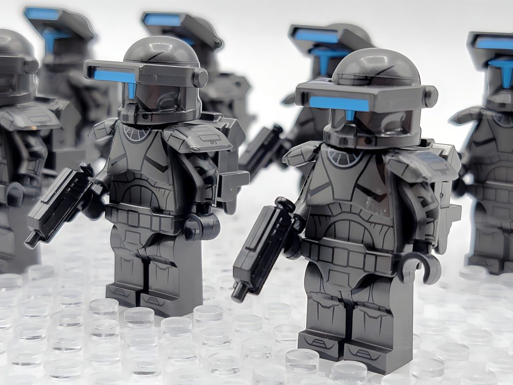 Space War Theme Republic Clone Commandos Night Ops Omega Squad Block Figures
