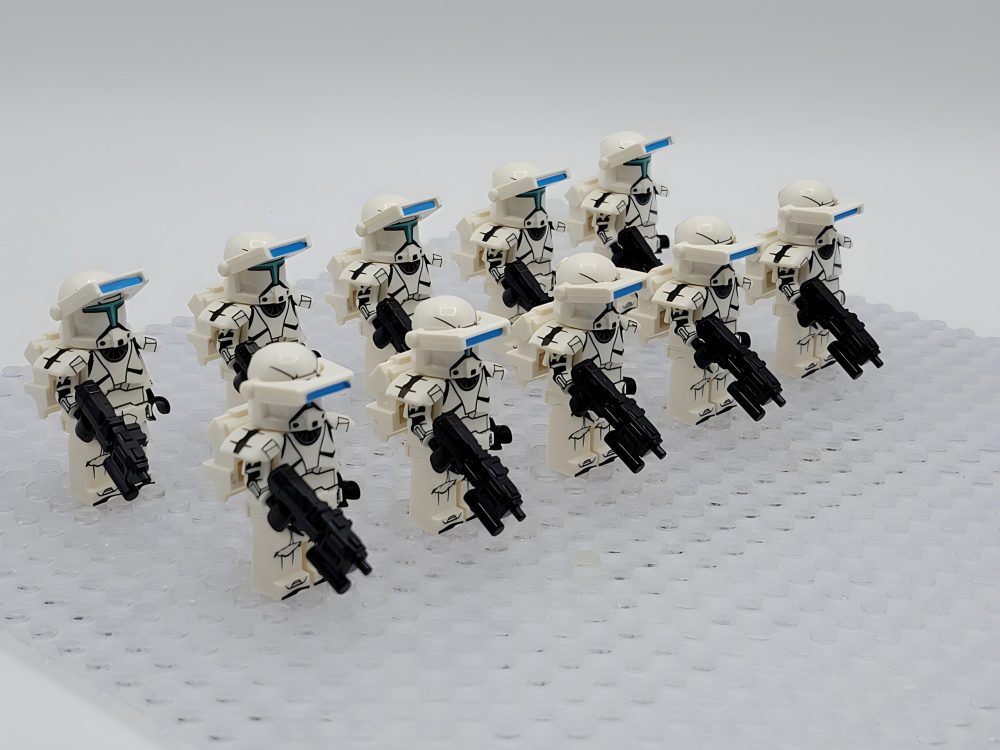 Space War Theme Republic Clone Commandos Alpha Squad Block Figures