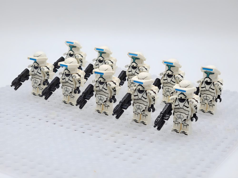 Space War Theme Republic Clone Commandos Alpha Squad Block Figures