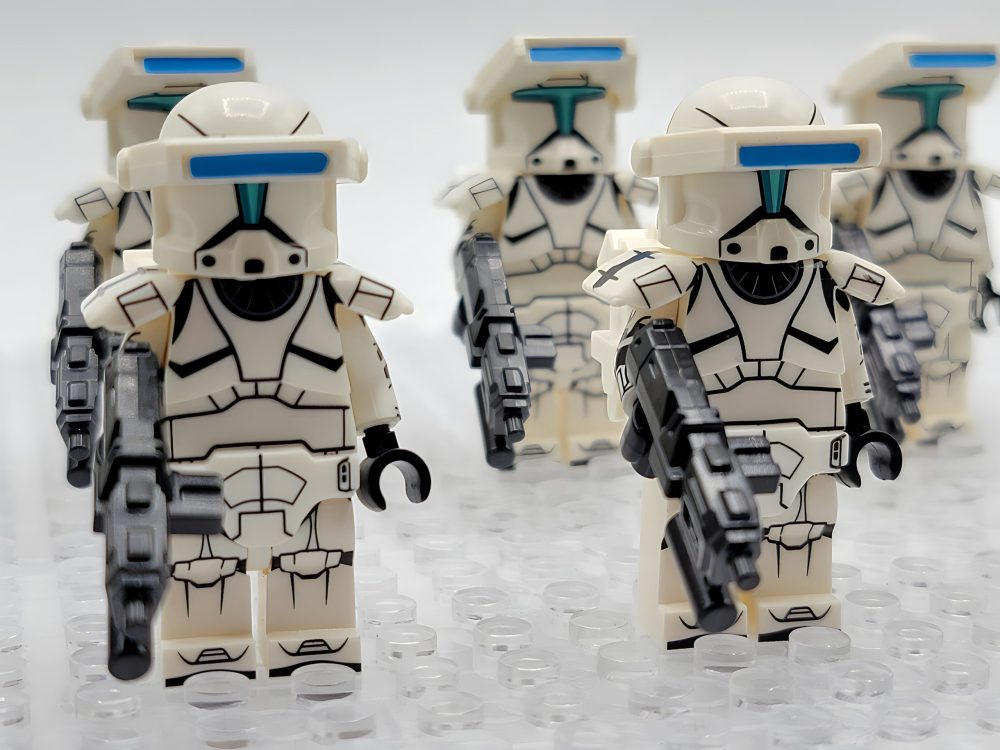 Space War Theme Republic Clone Commandos Alpha Squad Block Figures