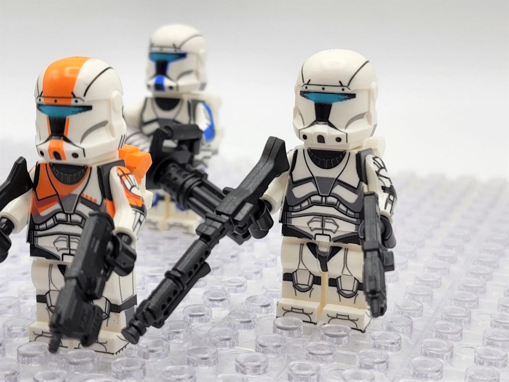 Star Wars Republic Clone Commandos Boss Sev Scorch Minifigure Set