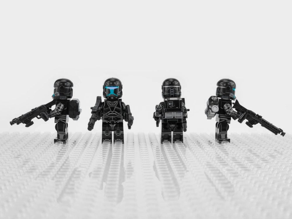 Space War Theme Republic Clone Commandos Omega Squad Block Figures Set
