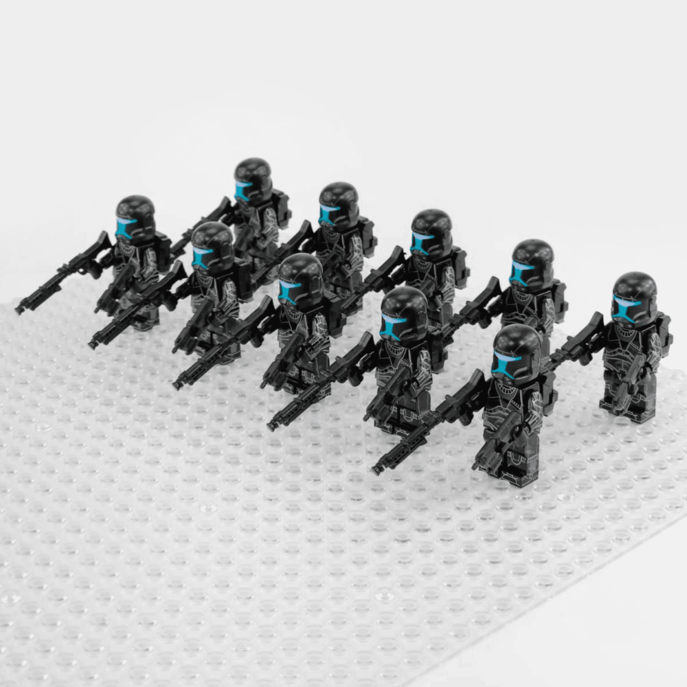 Space War Theme Republic Clone Commandos Omega Squad Block Figures Set