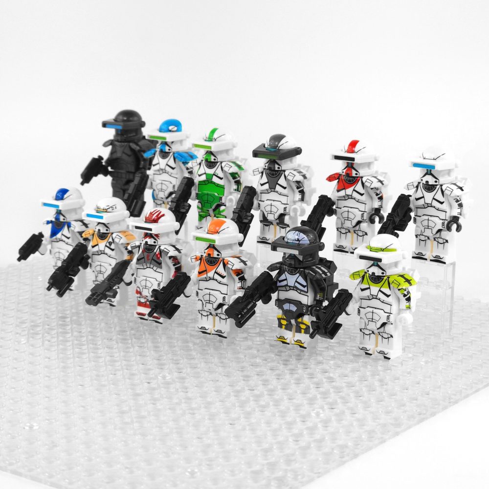 Space War Theme Republic Commandos Block Figures Set