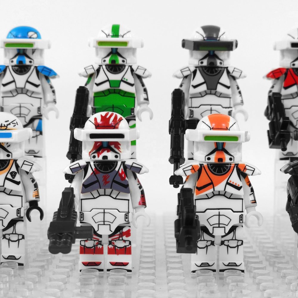Space War Theme Republic Commandos Block Figures Set