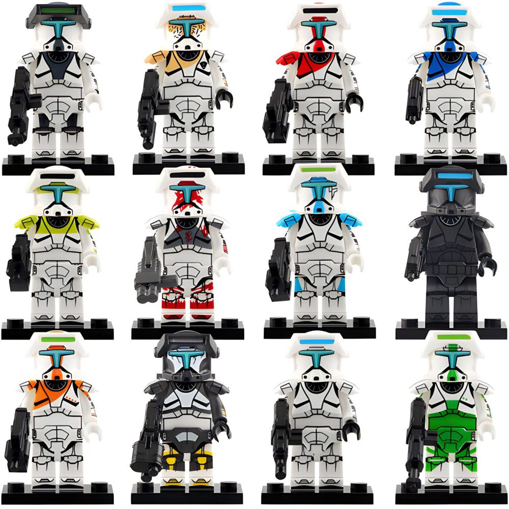 Space War Theme Republic Commandos Block Figures Set