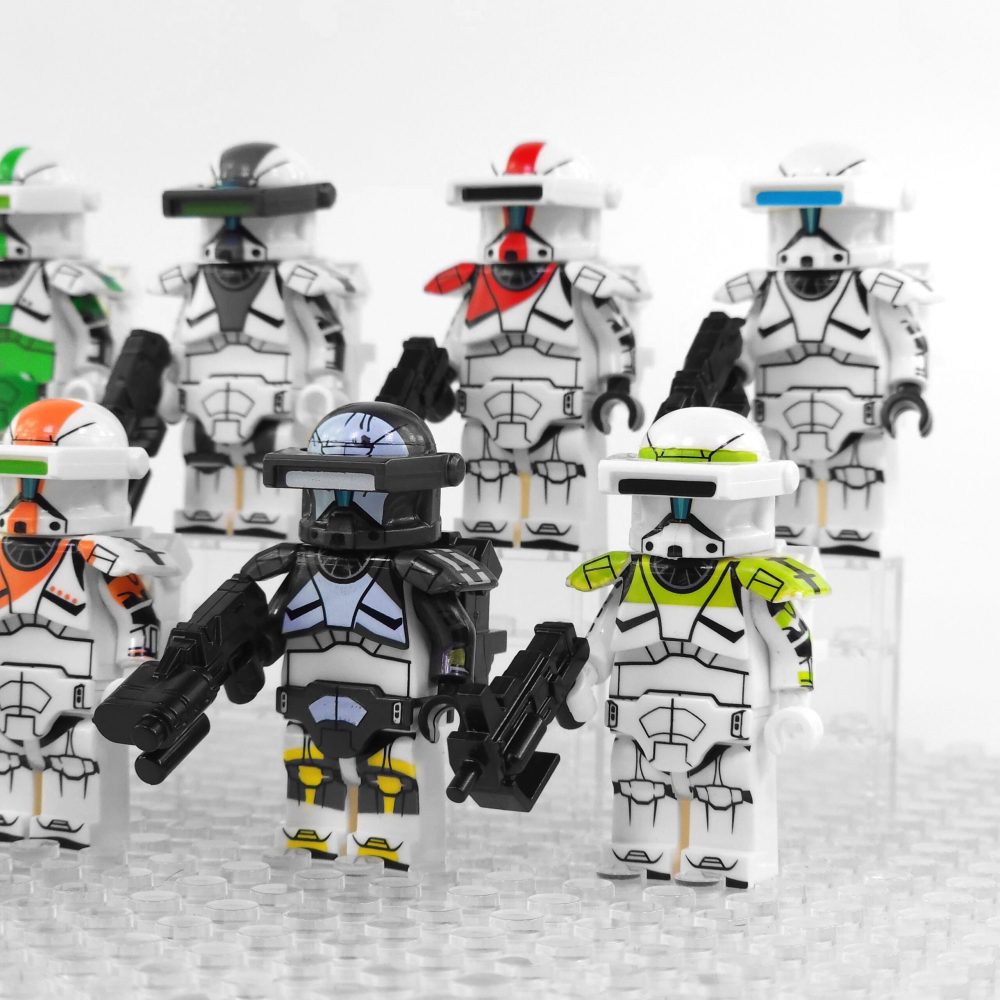 Space War Theme Republic Commandos Block Figures Set