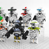Space War Theme Republic Commandos Block Figures Set